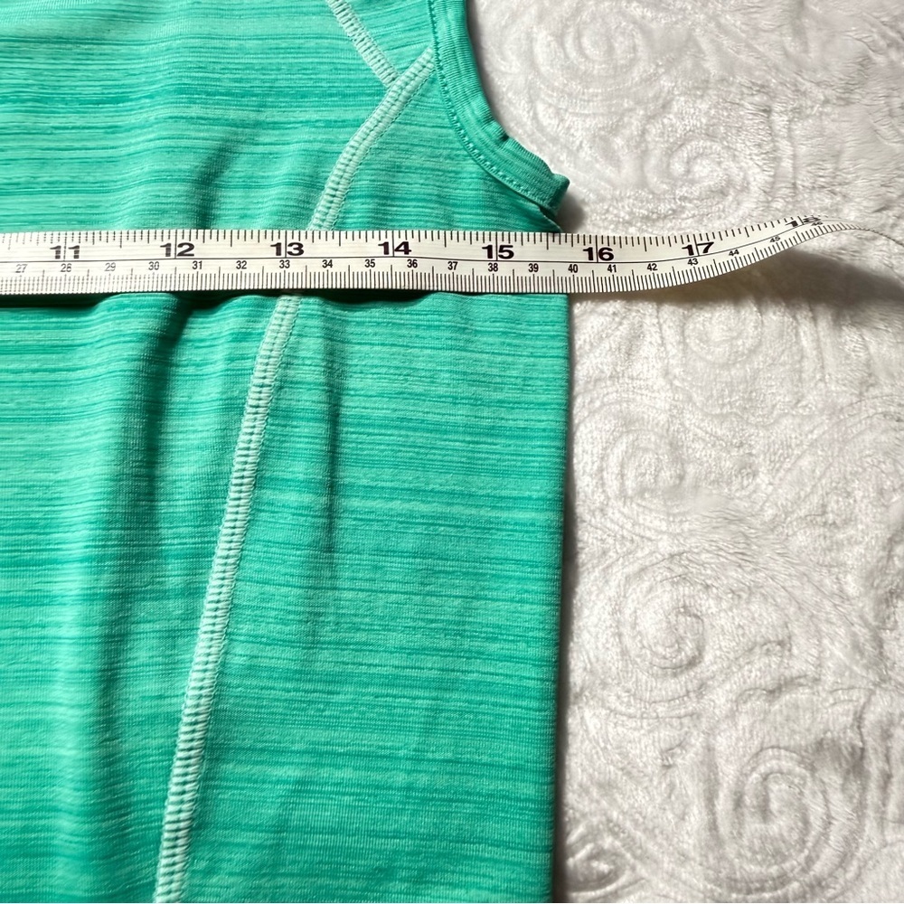 Athleta Teal Sleeveless Half Zip Active Top Size S - Picture 8 of 8